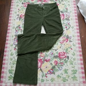 Wrangler corduroy flare leg pants